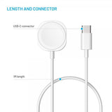Fixed Laddare för Apple Watch USB-C 1m