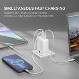 4smarts Laddare GaN Flex 65W 2 USB-C+1 USB-A