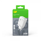 GP Laddare GaN PD 65W 2xUSB-C + 1xUSB-A