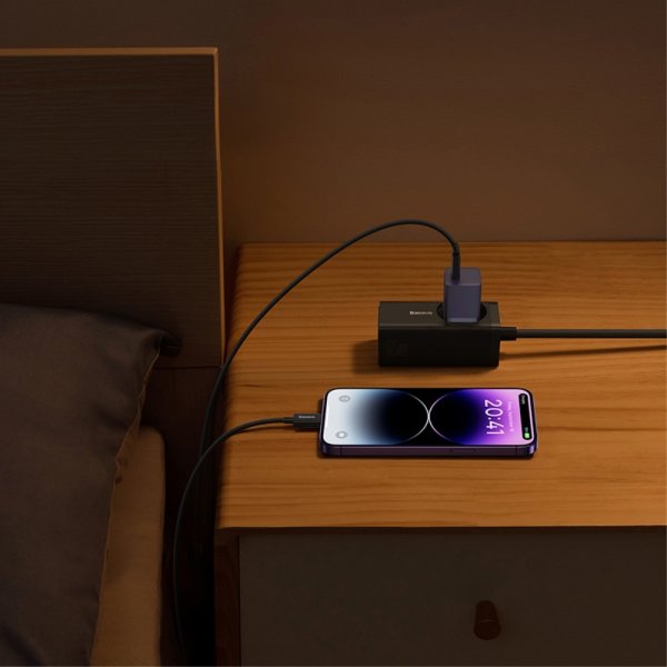 Baseus Laddare GaN5 Fast Charger Mini 30W Lila