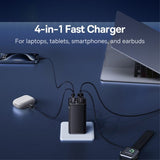 Baseus Laddare GaN6 Pro Fast Charger 100W Cluster Black