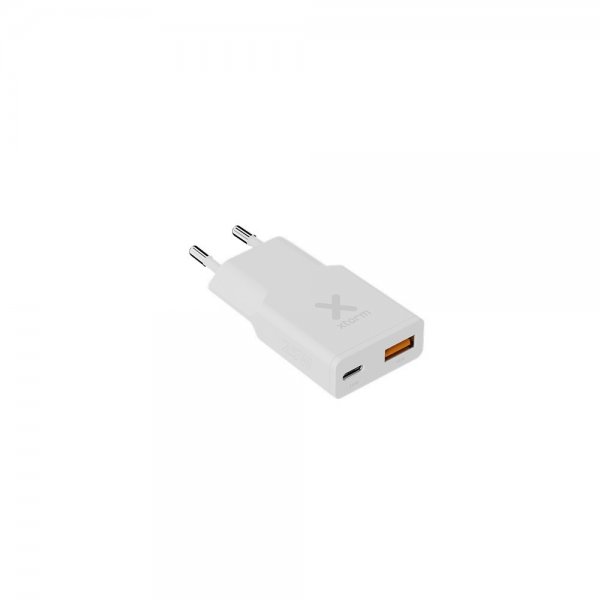 Xtorm Laddare Go2 SlimLine 25W USB-C/USB-A Vit