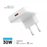 Fixed Laddare Slim GaN 30W 1xUSB-C
