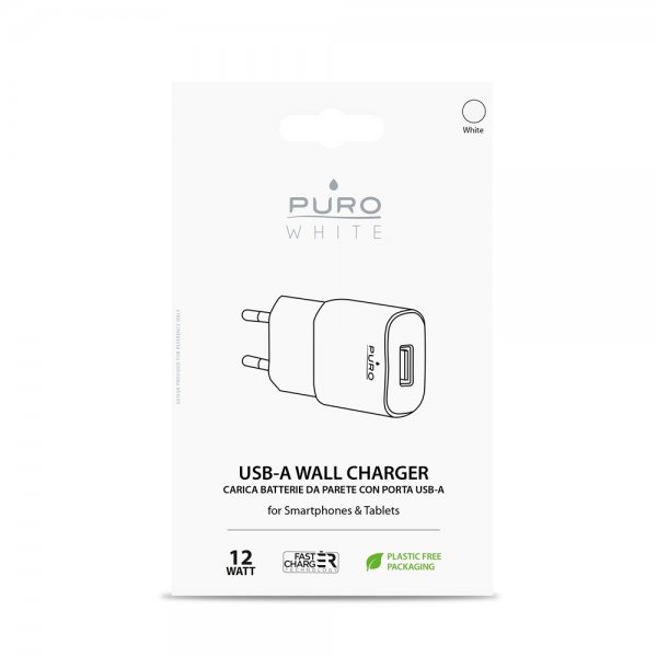 Puro Laddare USB-A Wall Charger 12W