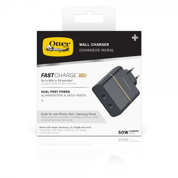 Otterbox Laddare USB-C 50 W Fast Charger Black Shimmer