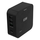 Deltaco Laddare USB-C PD 45W & USB-A 18W Snabbladdning Svart
