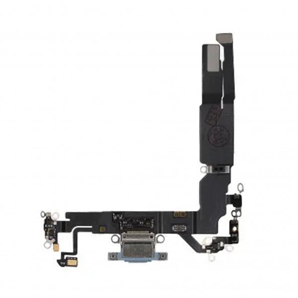 Laddkontakt med Flexkabel för iPhone 17 - Blå