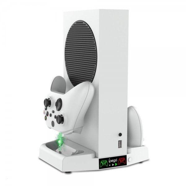 Ipega Laddningshub med fläkt för Xbox Series S och 2 Kontroller