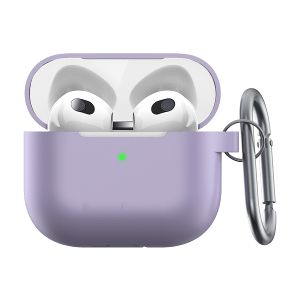 KeyBudz PodSkinz Elevate Series Airpod 3 Skal Silikon Lavendel