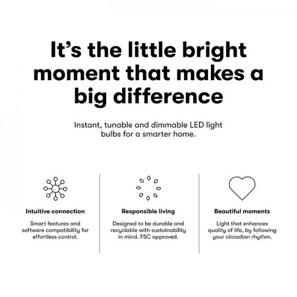 Lite bulb moments White Ambience E27 Filamentlampa