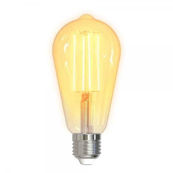 Deltaco Smart Home LED-lampa Filament E27 WiFi ST64 5.5W