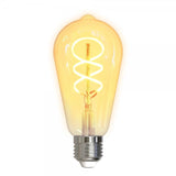 Deltaco Smart Home LED-lampa Filament E27 WiFi ST64 Spiral 5.5W