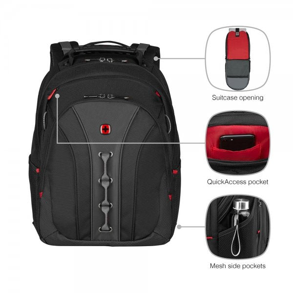 Wenger Legacy 16" Datorryggsäck Grå/Svart