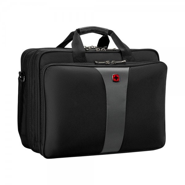 Wenger Legacy 17" Triple Gusset Datorväska Grå/Svart