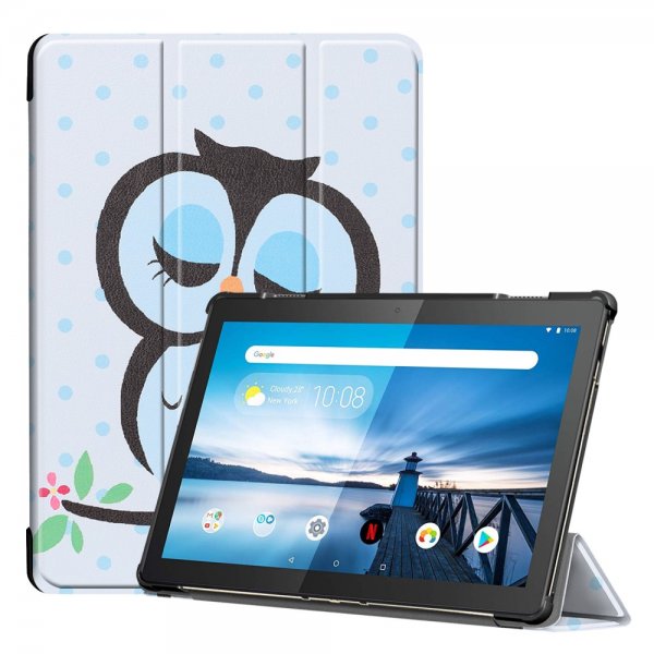 Lenovo Tab M10 TB-X605 TB-X505 Fodral Motiv Uggla