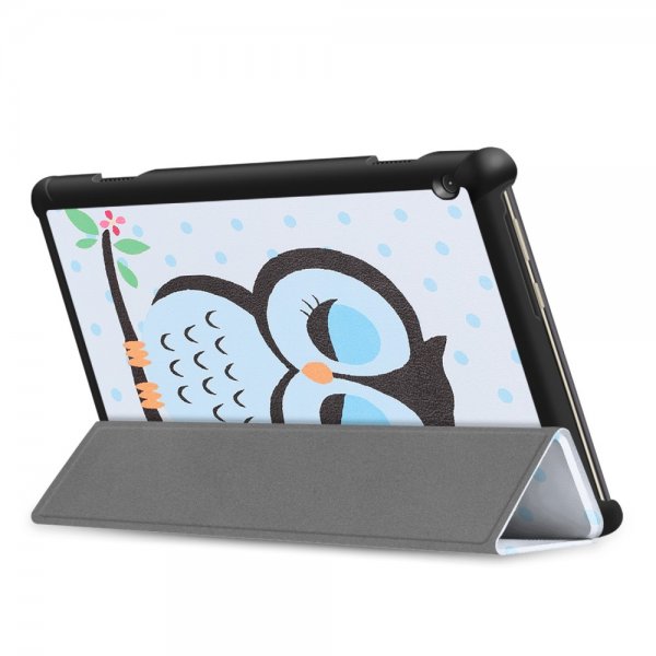 Lenovo Tab M10 TB-X605 TB-X505 Fodral Motiv Uggla