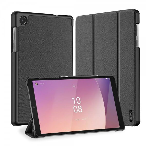 Dux Ducis Lenovo Tab M8 (4th gen) TB300 Fodral DOMO Series Svart