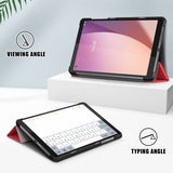 Lenovo Tab M8 (4th gen) TB300 Fodral Trifold Röd