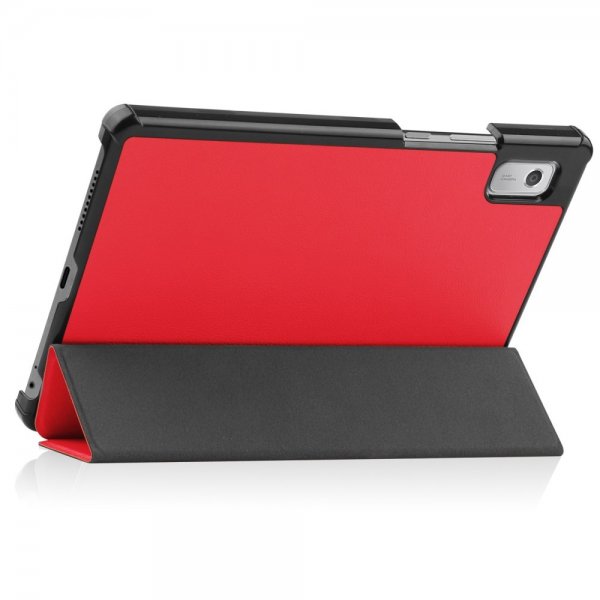 Lenovo Tab M9 TB310 Fodral Trifold Röd