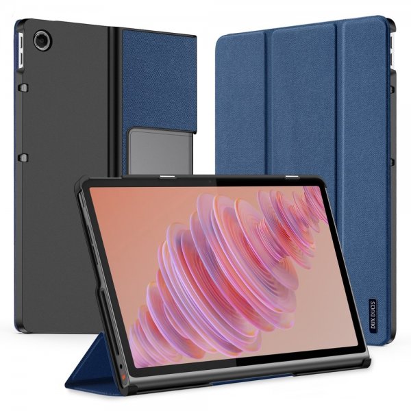 Dux Ducis Lenovo Tab Plus Fodral DOMO Series Blå