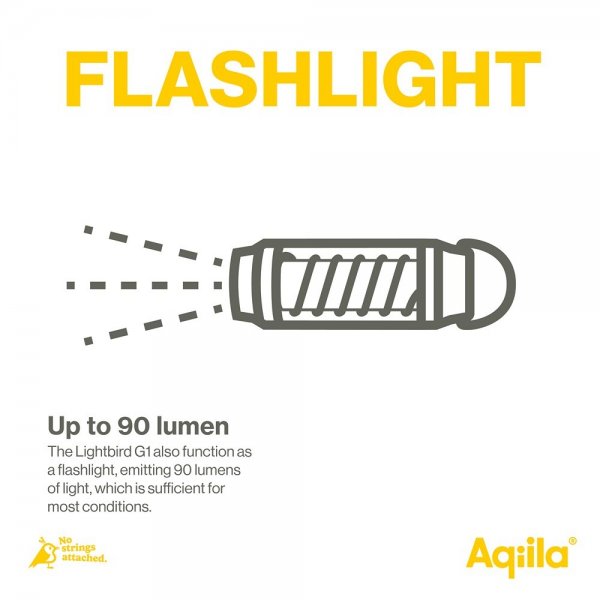 Aqiila Lightbird G1 Lykta och Ficklampa