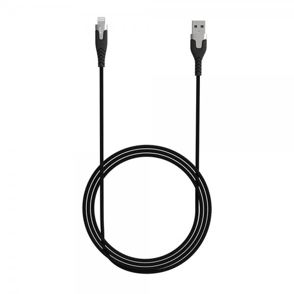 Gear Lightning Kabel Kevlar 1.5 meter Svart