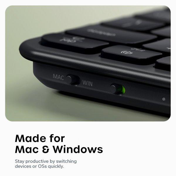 Satechi EX1 Slim Trådlöst Tangentbord Space Black