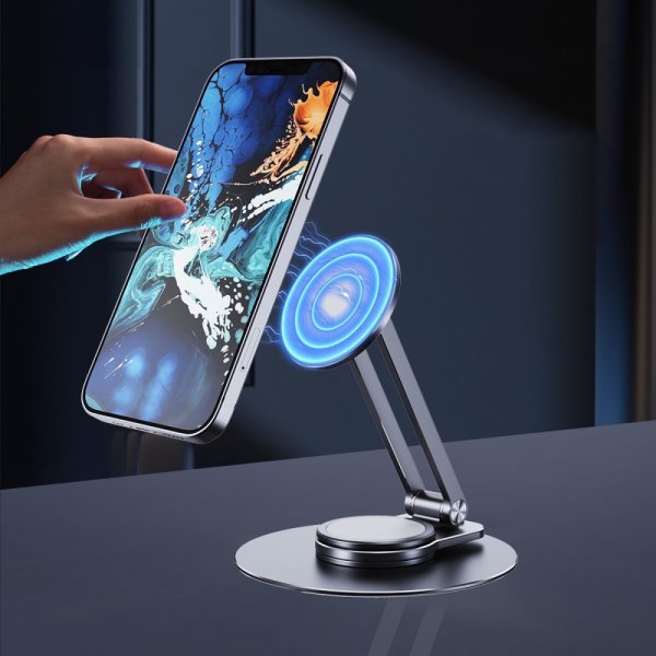 LK-T639 360 Roterbar Magnetisk Telefonhållare Svart