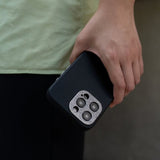 Moshi iPhone 15 Pro Max Skal Napa MagSafe Midnight Black