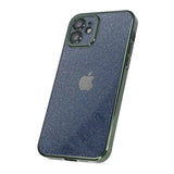 iPhone 11 Skal Glitter Transparent Stöttåligt Grön