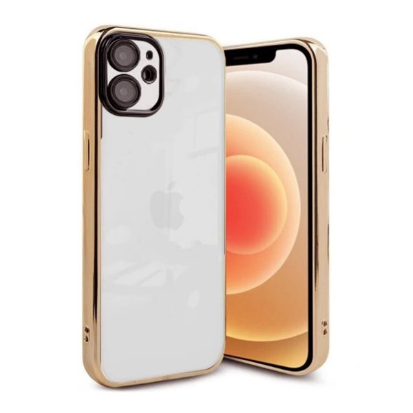 iPhone 11 Skal Glitter Transparent Stöttåligt Guld