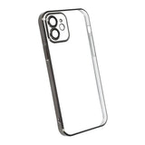 iPhone 11 Skal Glitter Transparent Stöttåligt Svart