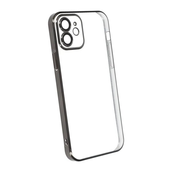 iPhone 11 Skal Glitter Transparent Stöttåligt Svart