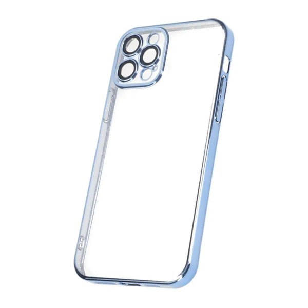 iPhone 12 Pro Skal Glitter Transparent Stöttåligt Blå