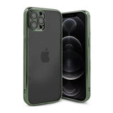 iPhone 12 Pro Skal Glitter Transparent Stöttåligt Grön