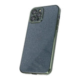 iPhone 12 Pro Skal Glitter Transparent Stöttåligt Grön