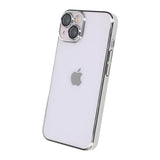 iPhone 14 Skal Glitter Transparent Stöttåligt Silver