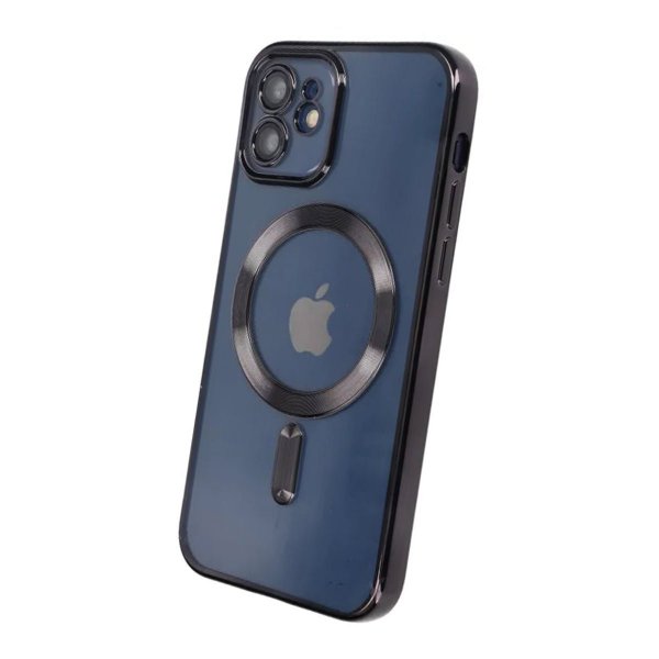 iPhone 11 Skal Glitter Transparent MagSafe Svart