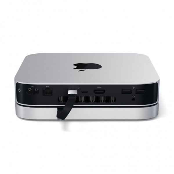 Satechi Type-C Aluminum Stand & Hub for Mac Mini Silver