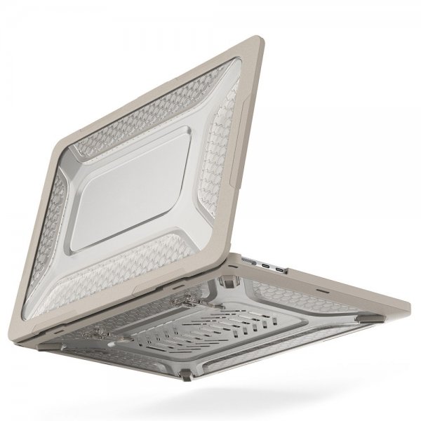 MacBook Air 13 M2 (A2681) Skal Armor Stativfunktion Beige