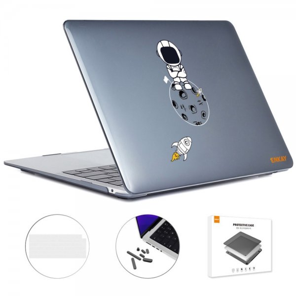 Enkay MacBook Air 13 M2 (A2681)/M3 (A3113) Skal Motiv Astronaut No.4