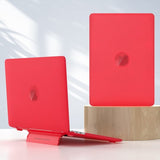 MacBook Air 15 M2 (A2941)/M3 (A3114) Skal Matt Stativfunktion Röd