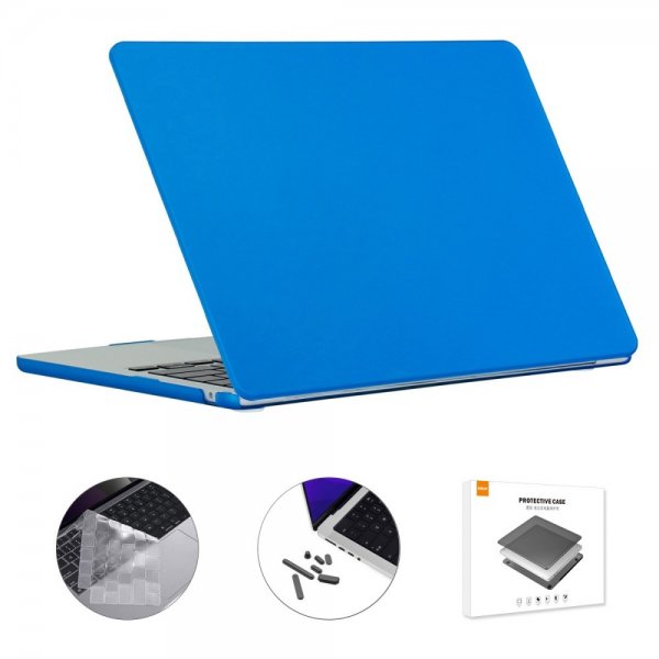 Enkay MacBook Air 15 M2 (A2941) Skal med Tangentbordsskydd Mörkblå