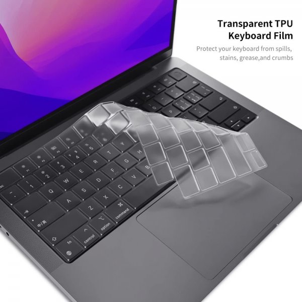 Enkay MacBook Air 15 M2 (A2941) Skal med Tangentbordsskydd Mörkblå