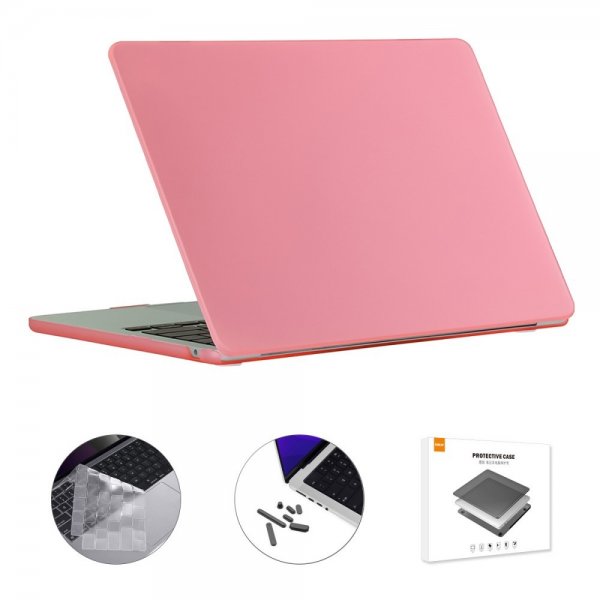 Enkay MacBook Air 15 M2 (A2941) Skal med Tangentbordsskydd Rosa
