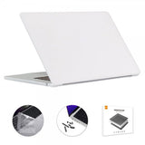 Enkay MacBook Air 15 M2 (A2941) Skal med Tangentbordsskydd Vit