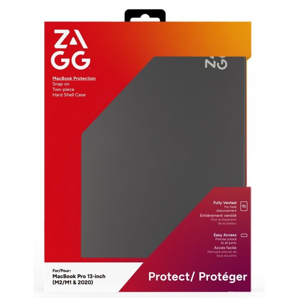 ZAGG Macbook Pro 13 M1/M2 (A2338) Skal Hardshell Smoke