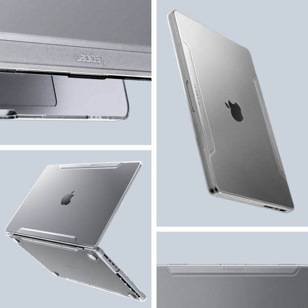 Spigen MacBook Pro 14 M1 (A2442)/M2 (A2779)/M3 (A2918 A2992) Skal Thin Fit Crystal Clear