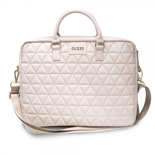 Guess MacBook Väska 15 tum Quilted Rosa