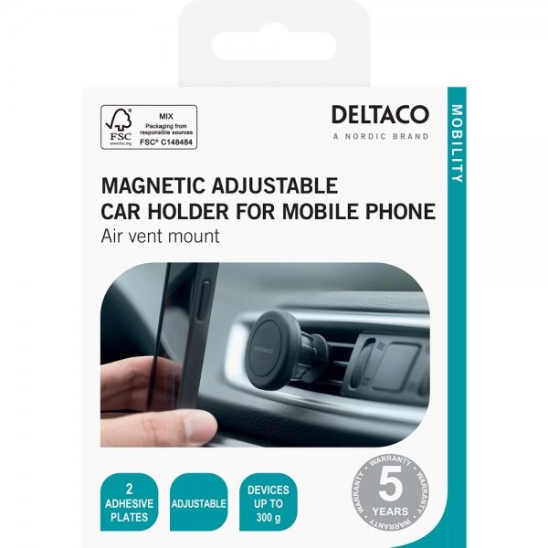 Deltaco Magnetic Adjustable Car Holder